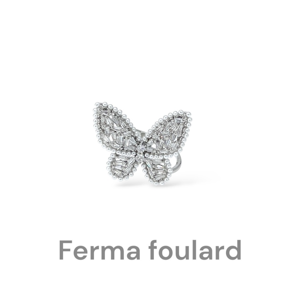 [AN-506-561] Farfalla-Ferma foulard - AN-506-561 (Argento)