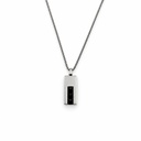 Targhetta -Collana Lunga da Uomo in Acciaio - CL-600-H466