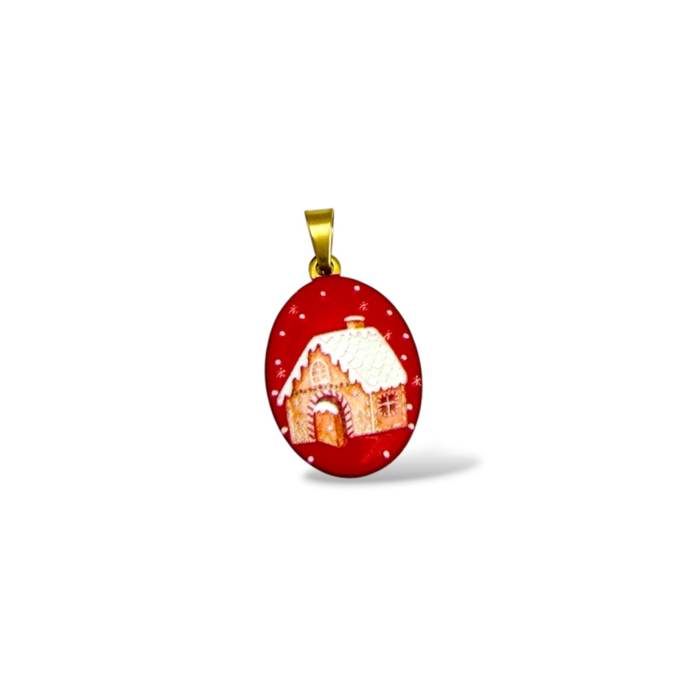 [DIY-413-Casa Natale] Casa Natale-Ciondolo/Charms in Acciaio - DIY-413-Casa Natale