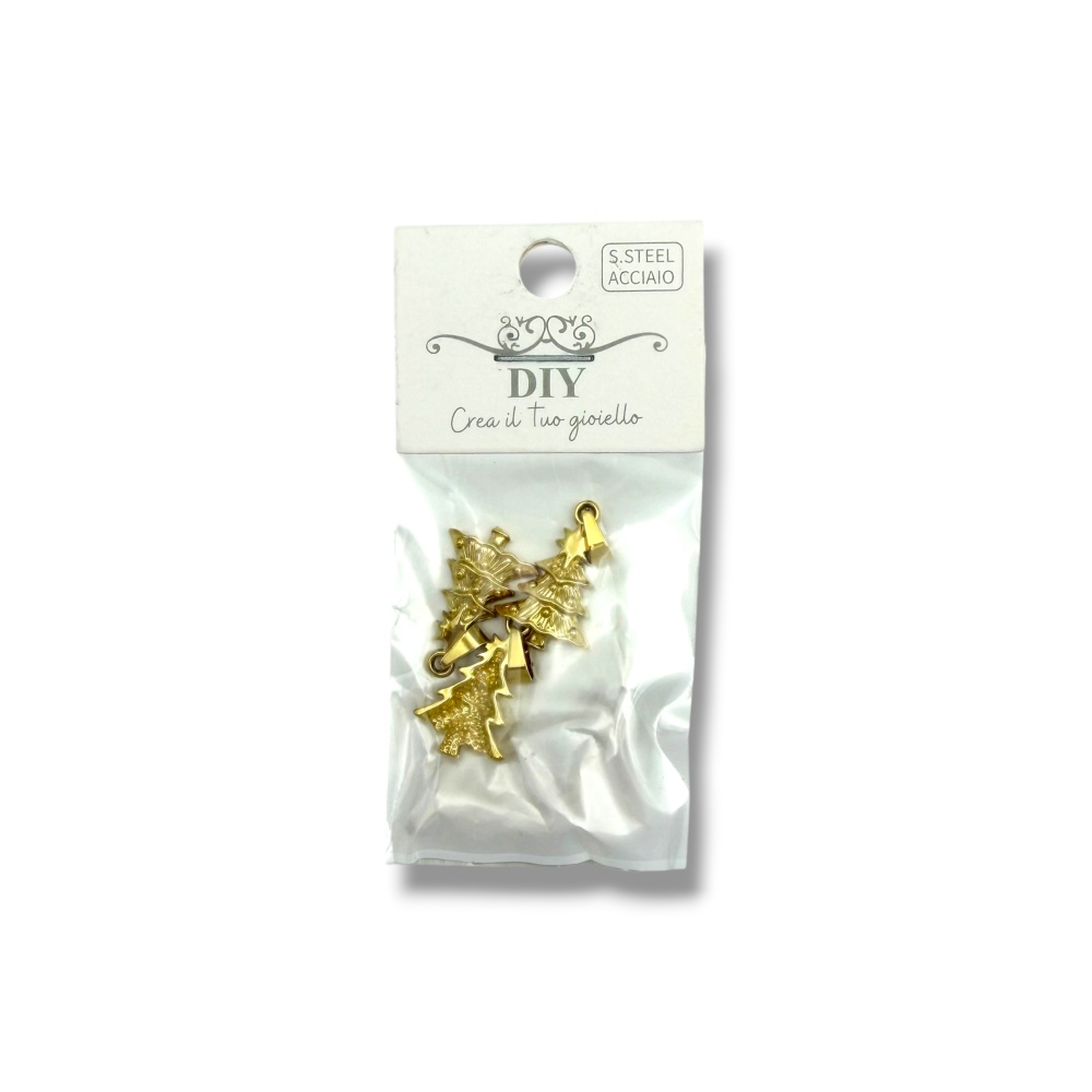 [DIY-413-210] Albero Di Natale-Ciondolo/Charms in Acciaio - DIY-413-210