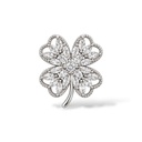 Quadrifoglio-Spilla con Zirconia - SP-506-543