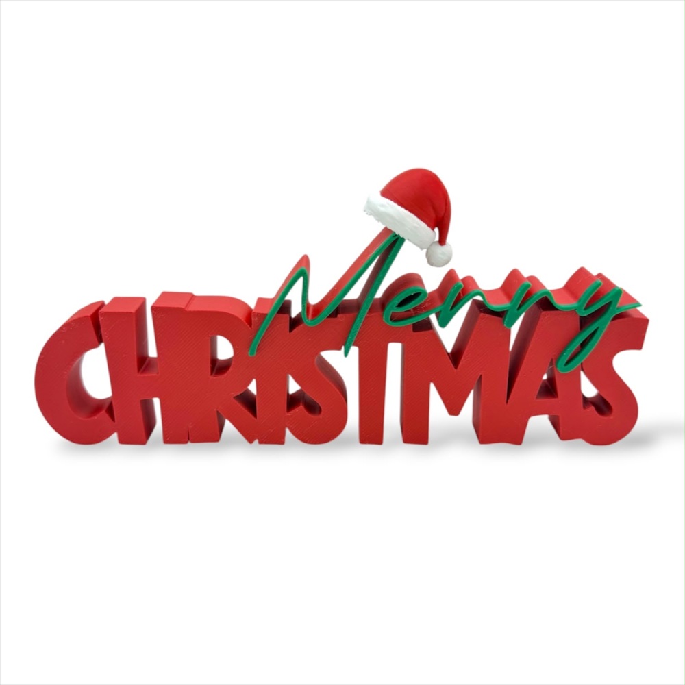 [ESP-MERRY CHRISTMAS] Merry Christmas-Scritta in 3D - ESP-MERRY CHRISTMAS