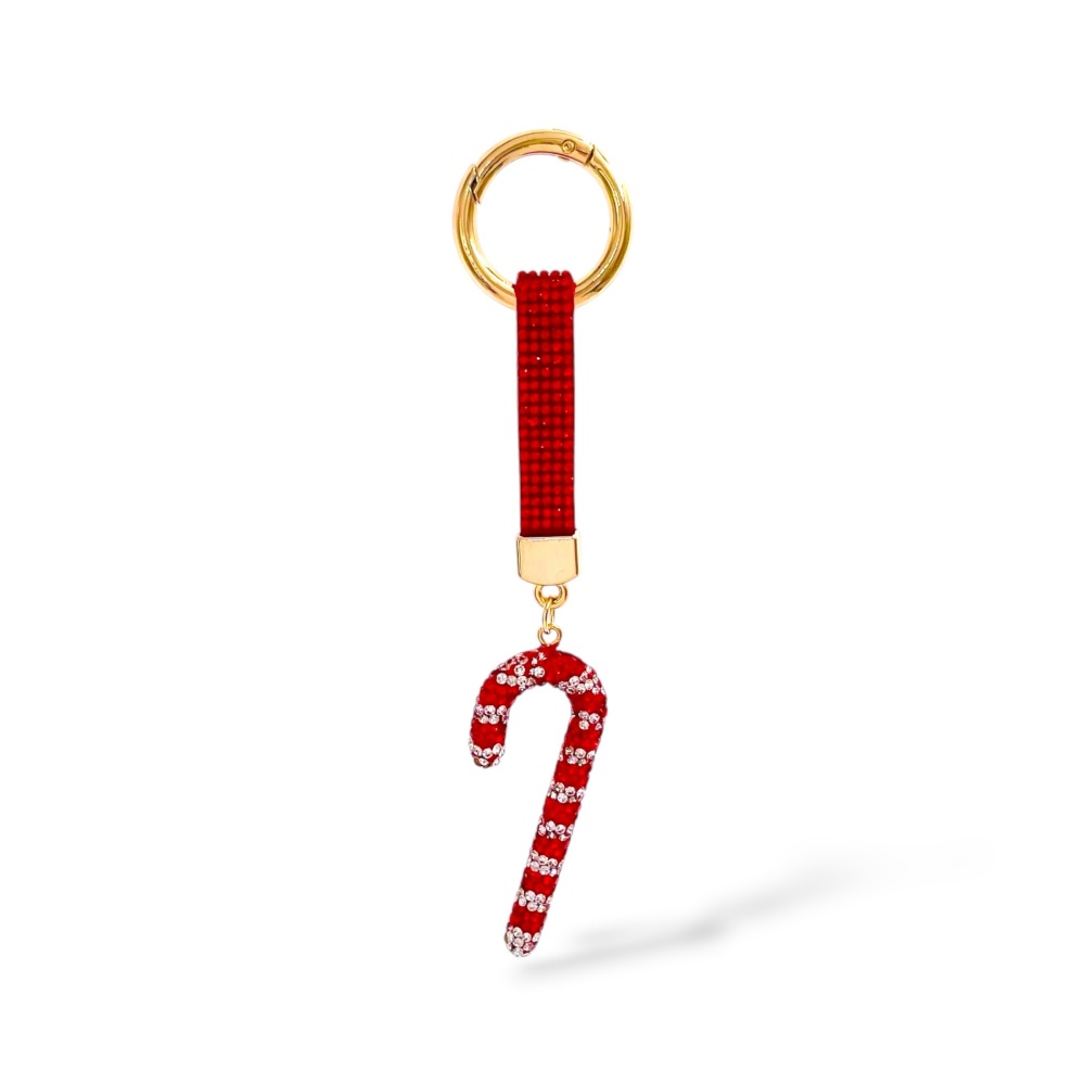 [PO-792-34] Natale - 12pz Portachiavi Con Strass - PO-792-34