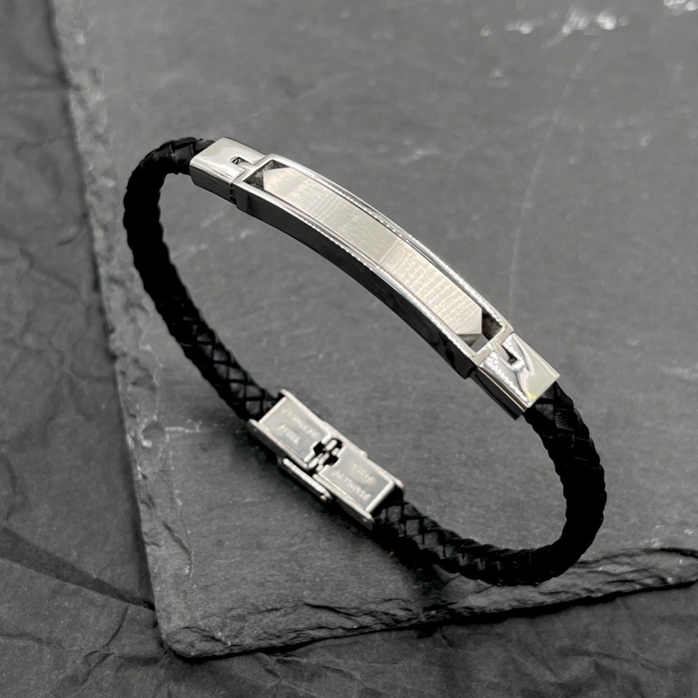 Nodo-Bracciale in Acciaio da uomo - BAU-720-42