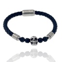 Teschio -Bracciale in Acciaio da Uomo - BAU-600-B125