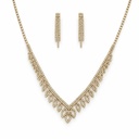 Set Collana-Orecchini Moda Per Sposa in Ottone - SET-321-3392
