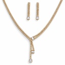 Set Collana-Orecchini Moda Per Sposa in Ottone - SET-321-3386