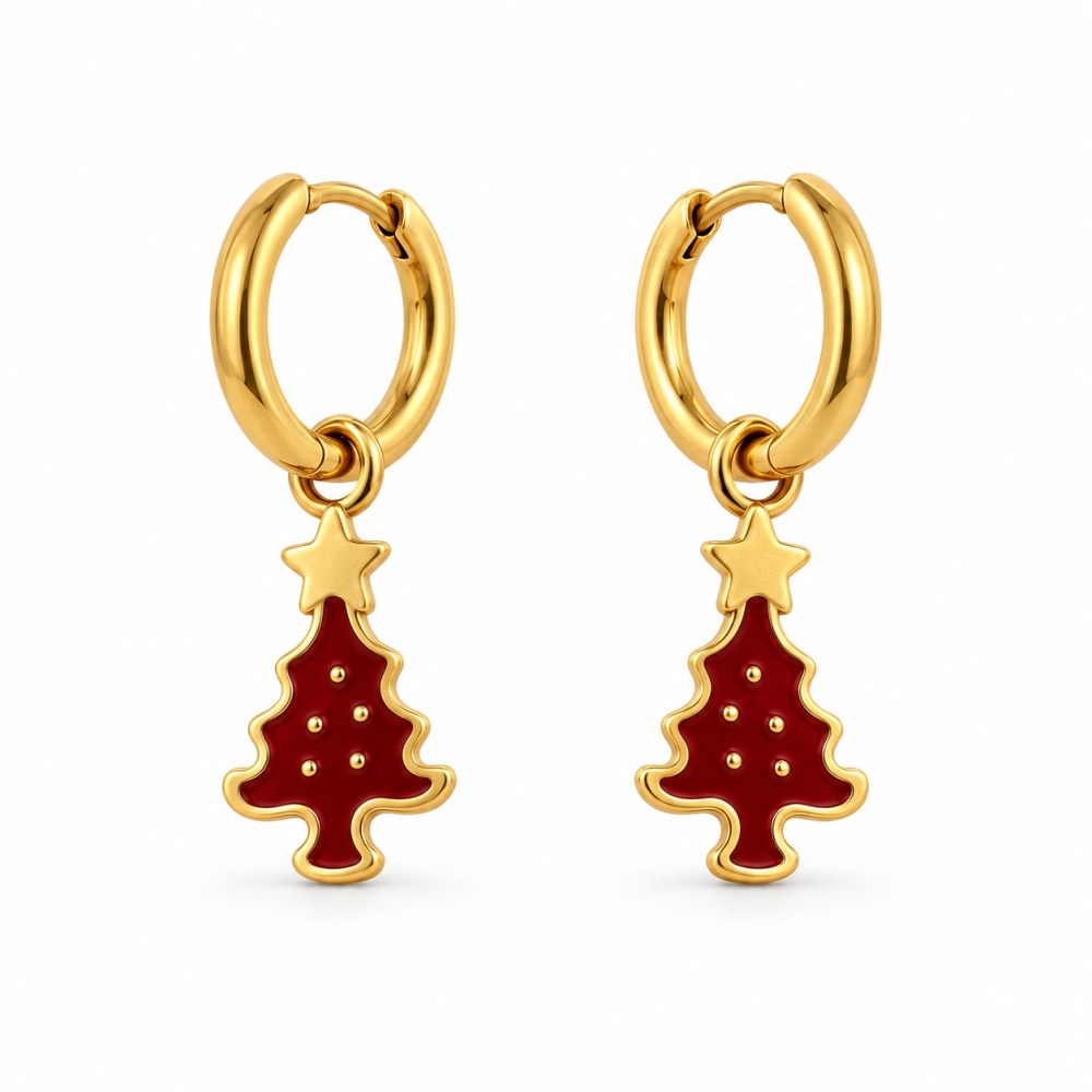 [OR-103-AA5039E] Albero -Orecchini in Acciaio - OR-103-AA5039E