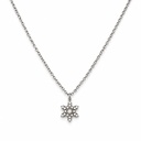 Fiocco di Neve-Collana Girocollo in Acciaio - CAC-103-AA6288N