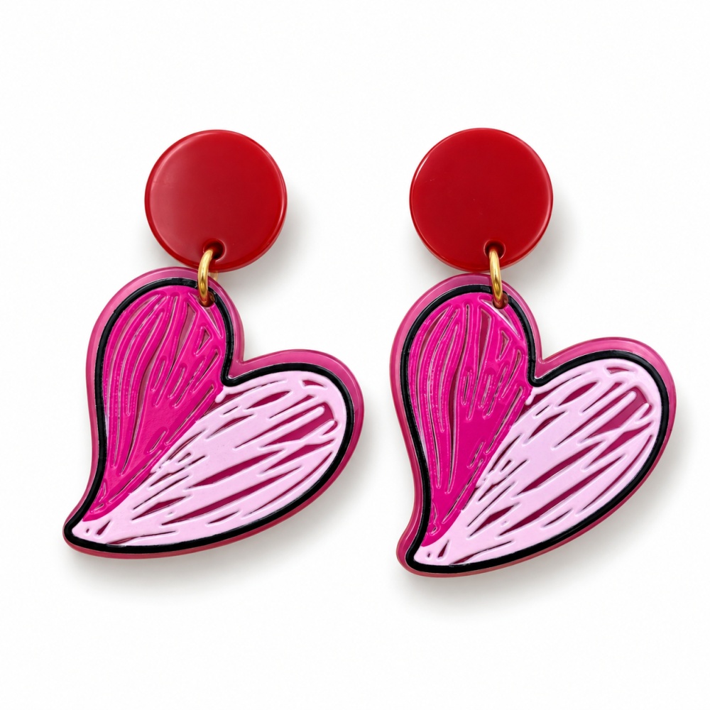 Cuore- Orecchini In Acciaio - OR-316-24