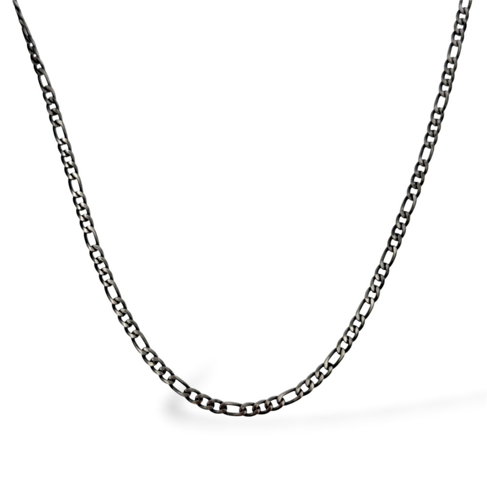 [CL-208-258 5MM 45+5] Catena 5MM 45+5 - Collana Da Uomo In Acciaio - CL-208-258 5MM 45+5