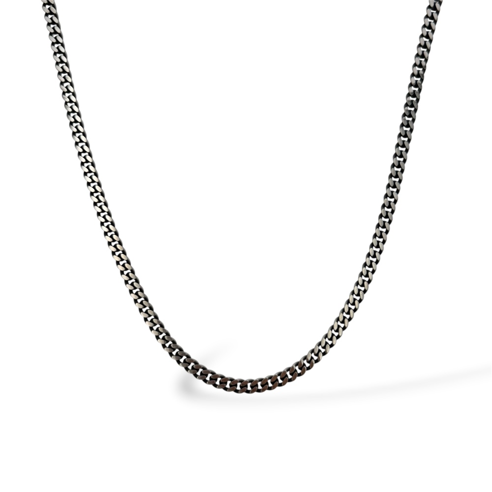 Catena 6MM 45+5 - Collana Da Uomo In Acciaio - CL-208-260 6MM 45+5
