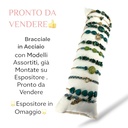 Mix Soggetti-12pz Bracciali in Acciaio - BPA-735-114