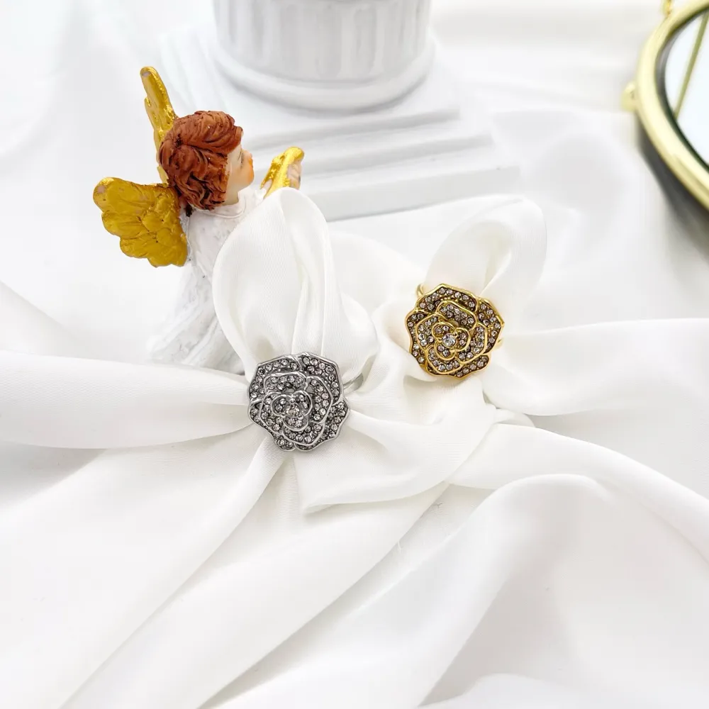 Rosa-Anello Regolabile in Acciaio - AAR-103-AA3363R