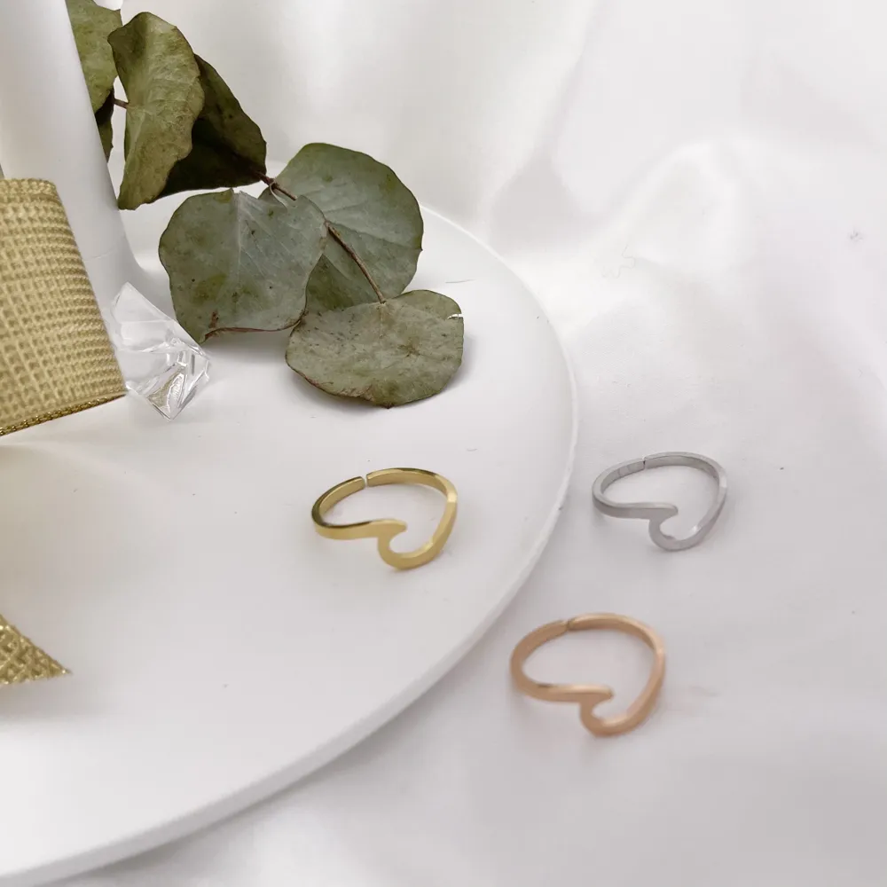 [AAR413-419] AAR7617-Onda Battito Cuore - 36Pz Anelli Regolabili - AAR413-419