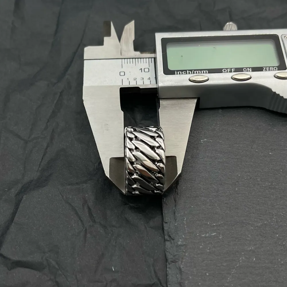 Catena alta-Anello in Acciaio con Misure - AAU-F130F140