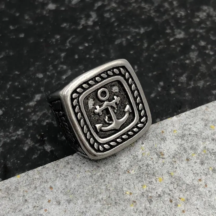 Ancora -12 pz Anelli in Acciaio - AAU518-155