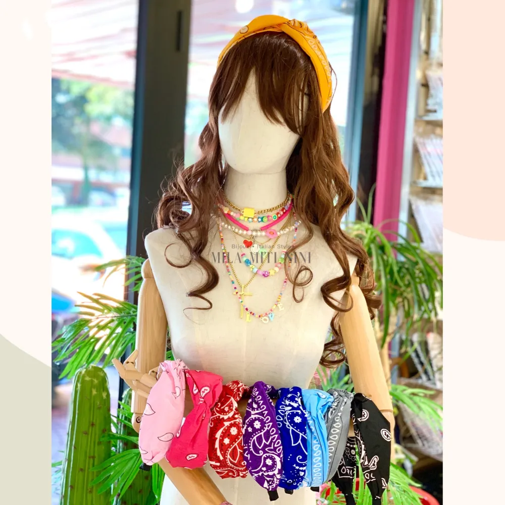 [AXC472-05-Nodo-12pz Cerchietti per Capelli] AXC472-05-Nodo-12pz Cerchietti per Capelli - AXC472-05-Nodo-12pz Cerchietti per Capelli