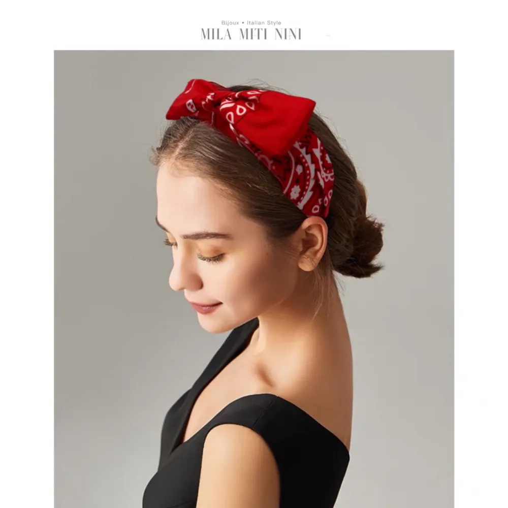 [AXC472-06-Fiocco Bandana -12pz Cerchietti per Capelli] AXC472-06-Fiocco Bandana -12pz Cerchietti per Capelli - AXC472-06-Fiocco Bandana -12pz Cerchietti per Capelli