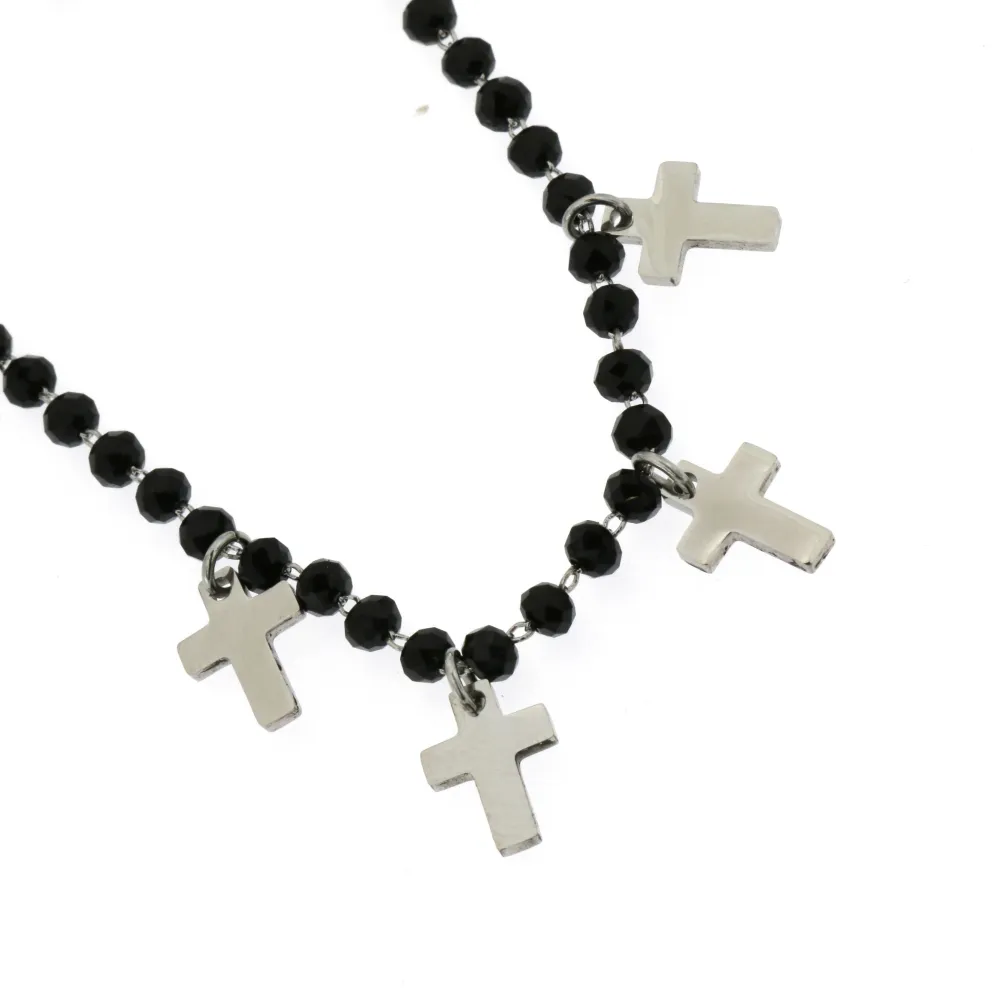 [BAC- 4 Croci 5284 - Bracciale in Acciaio] BAC- 4 Croci 5284 - Bracciale in Acciaio - BAC- 4 Croci 5284 - Bracciale in Acciaio