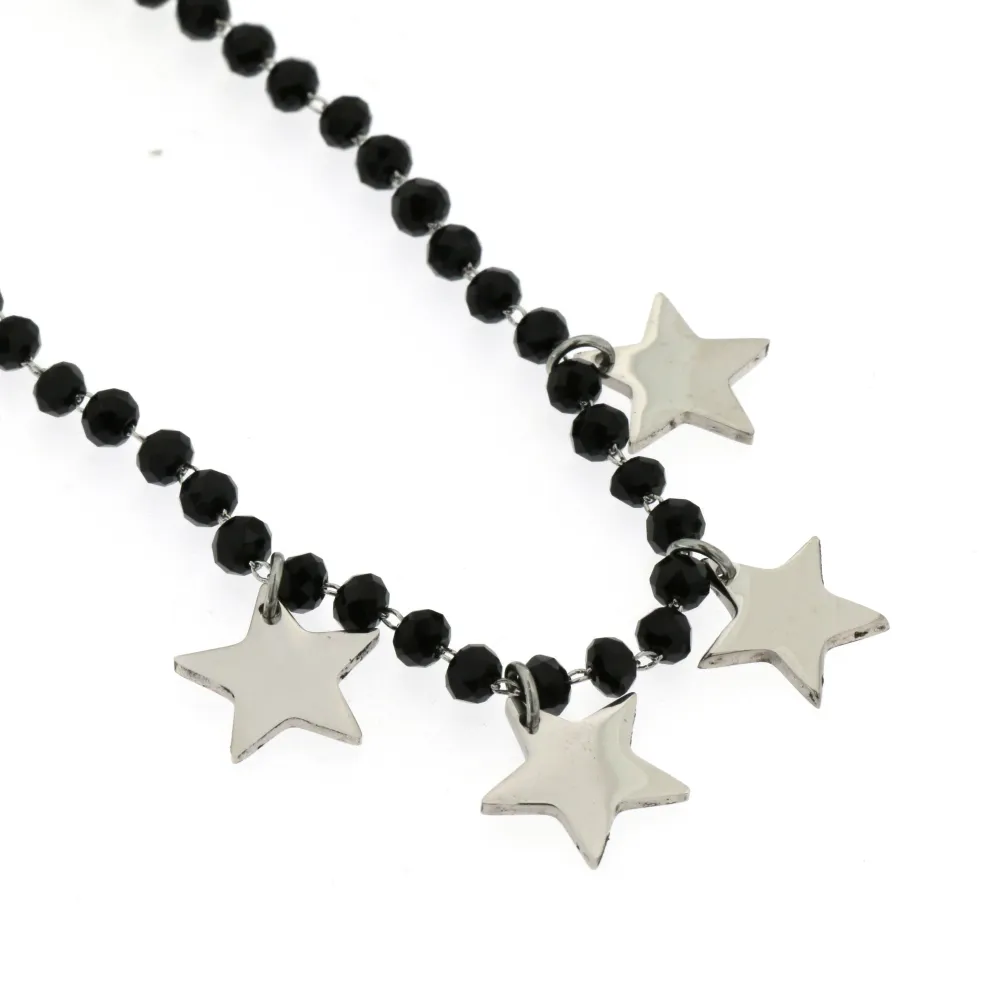 BAC- 4 Stelline 5283 - Bracciale in Acciaio - BAC- 4 Stelline 5283 - Bracciale in Acciaio