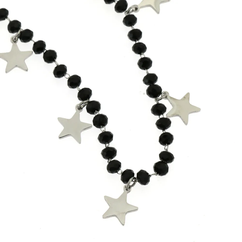 BAC- 5 Stelline 5282 - Bracciale in Acciaio - BAC- 5 Stelline 5282 - Bracciale in Acciaio (Argento)