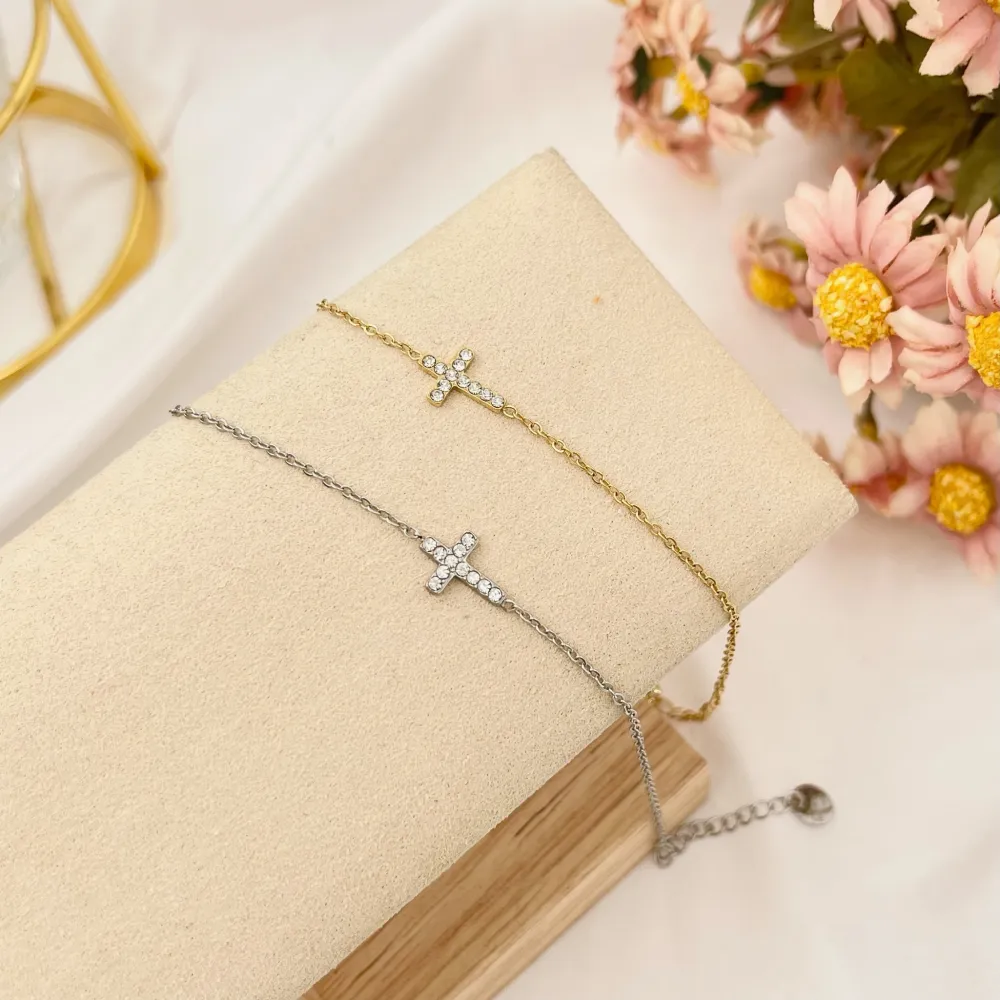 Croce-Bracciale in Acciaio EMANA - BAC-103-AA2817B