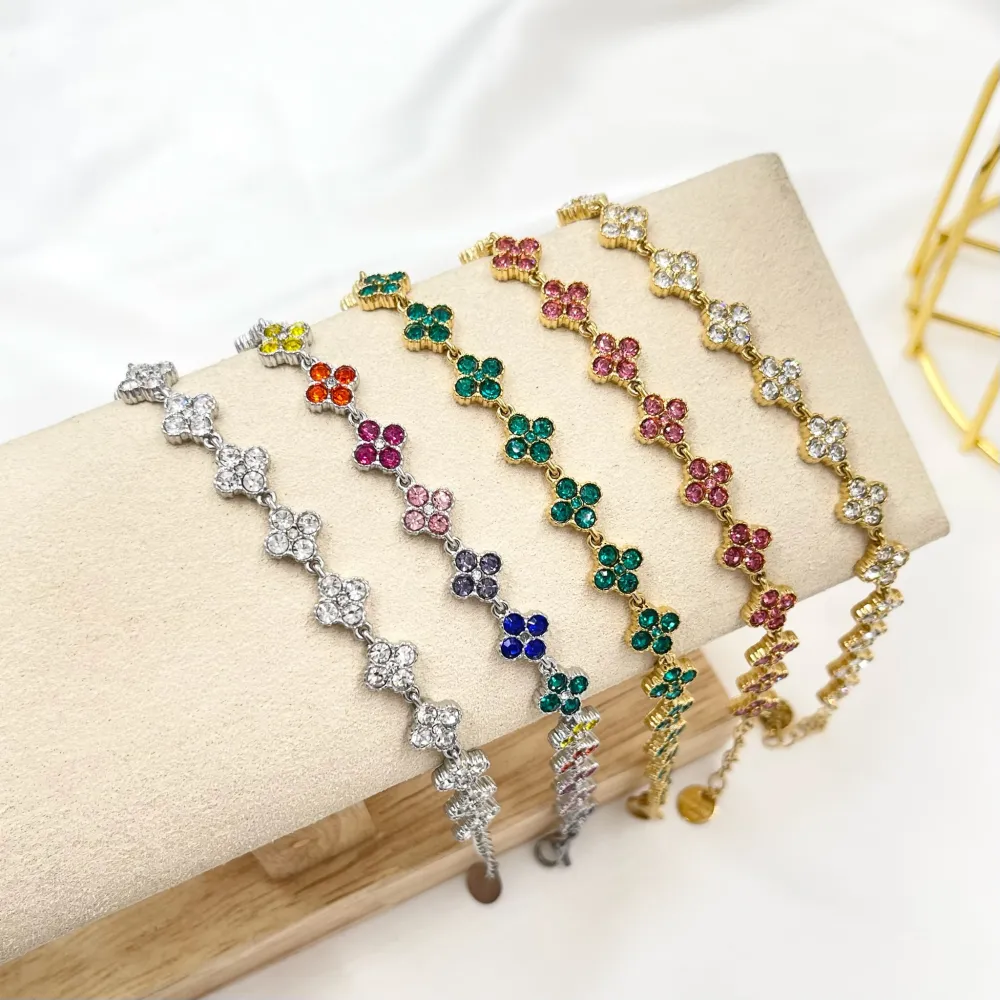 Quadrifoglio-Bracciale in Acciaio - BAC-103-AA3389B