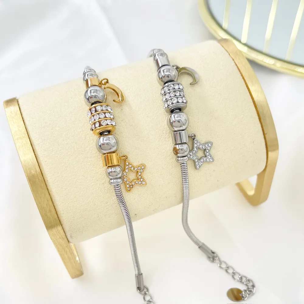 Charmes Stella-Bracciale in Acciaio - BAC-103-AA3634B