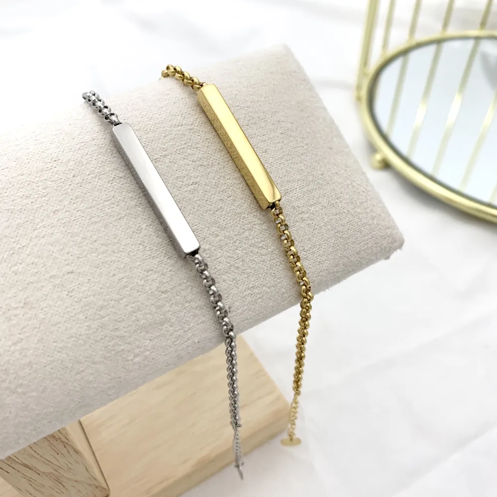 [BAC-103-AA3882B] Target-Bracciale in Accciaio - BAC-103-AA3882B (Oro Giallo)