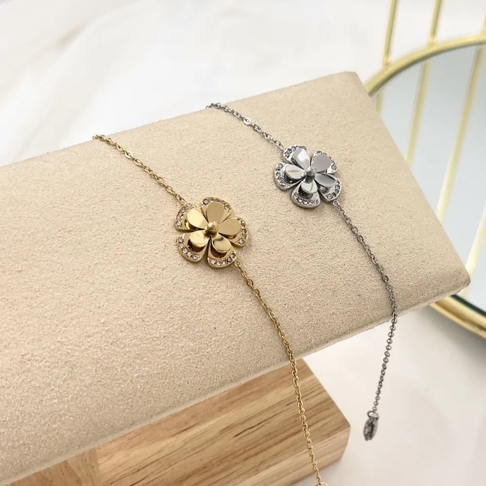 Fiore-Bracciale in Acciaio - BAC-103-AA4144B