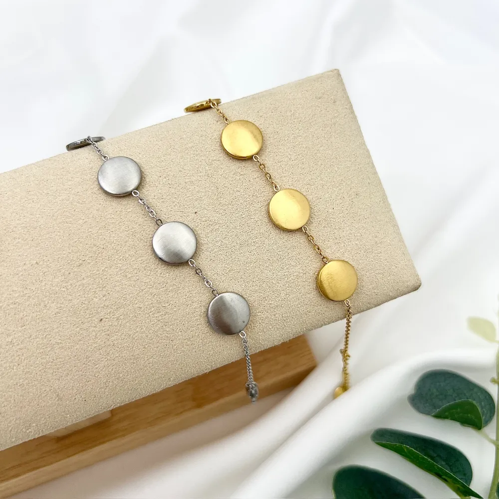 Tondo -Bracciale in Acciaio - BAC-103-AA4288B (Argento)