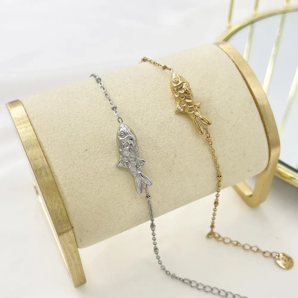 Pesce-Bracciale in Acciaio - BAC-103-AA5099B