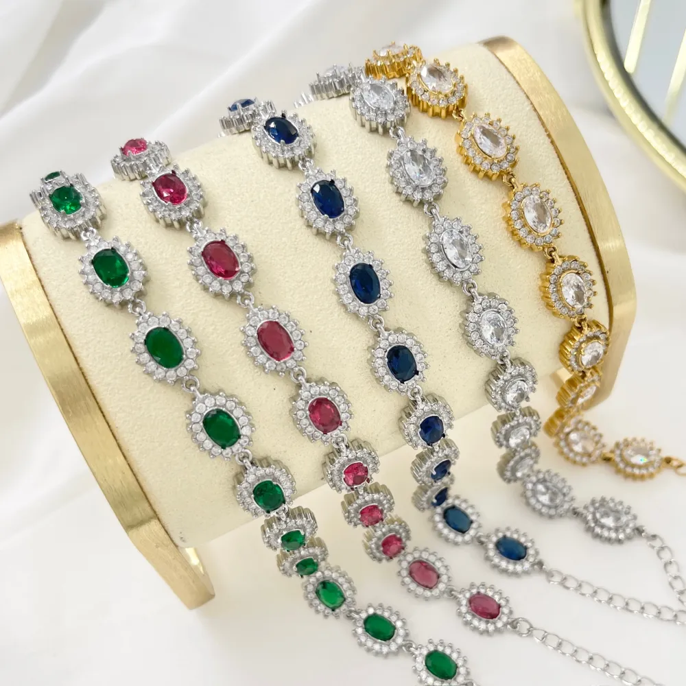 Punto Luce Ovale -Bracciale in Acciaio - BAC-103-AA5137B C (MIX)