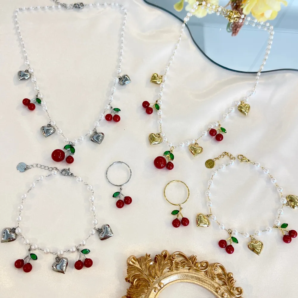 Ciliegia-Bracciale in Acciaio - BAC-103-AA5395B