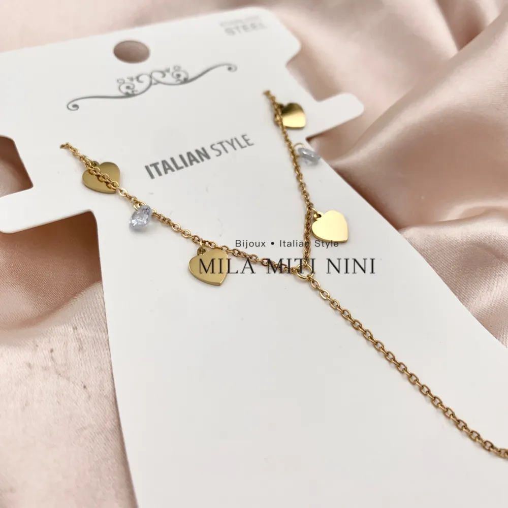 Cuore e Zirconia-Baciapiede - BAC-413-006