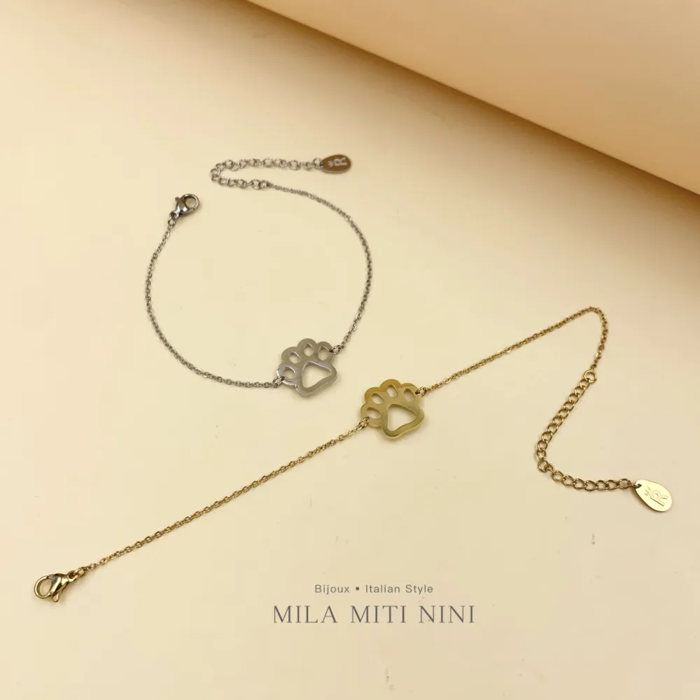 Zampa -Bracciale in Acciaio con Chiusura - BAC-413-1589