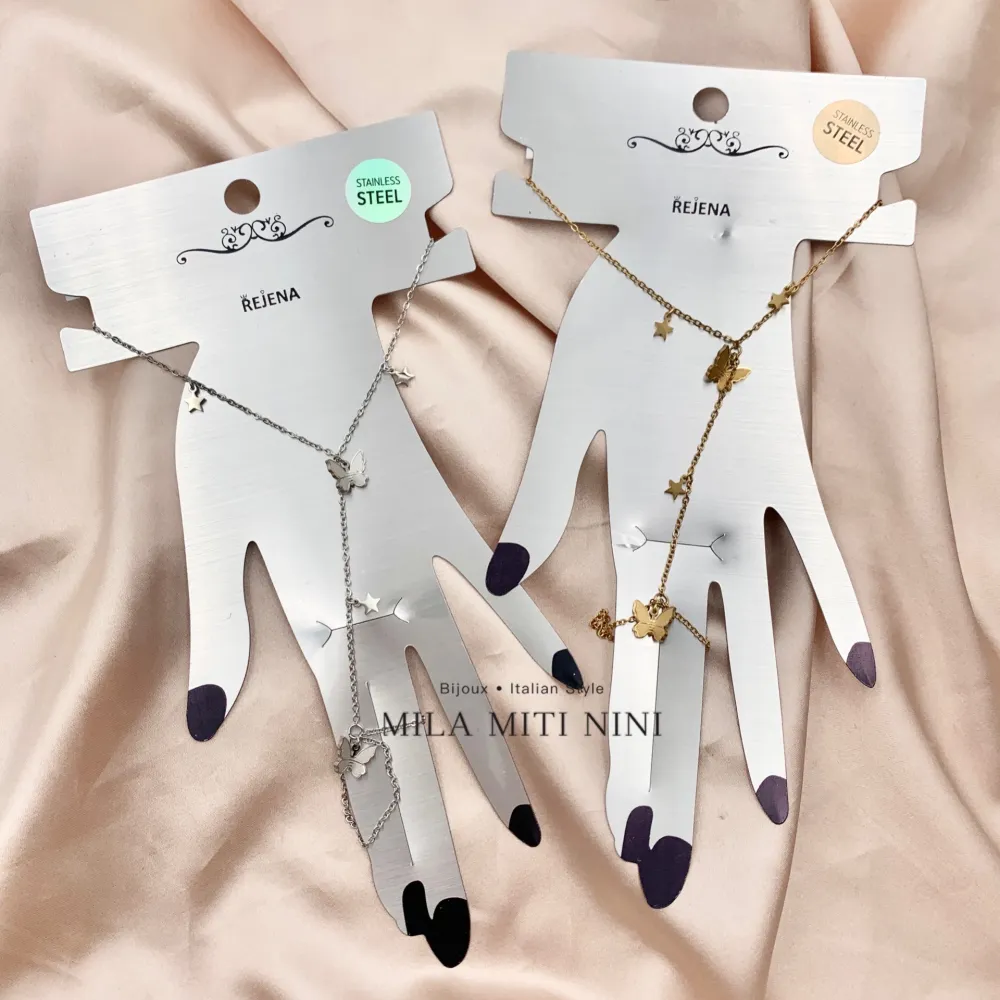 Farfalla-Baciamano in Acciaio - BAC-413-1848