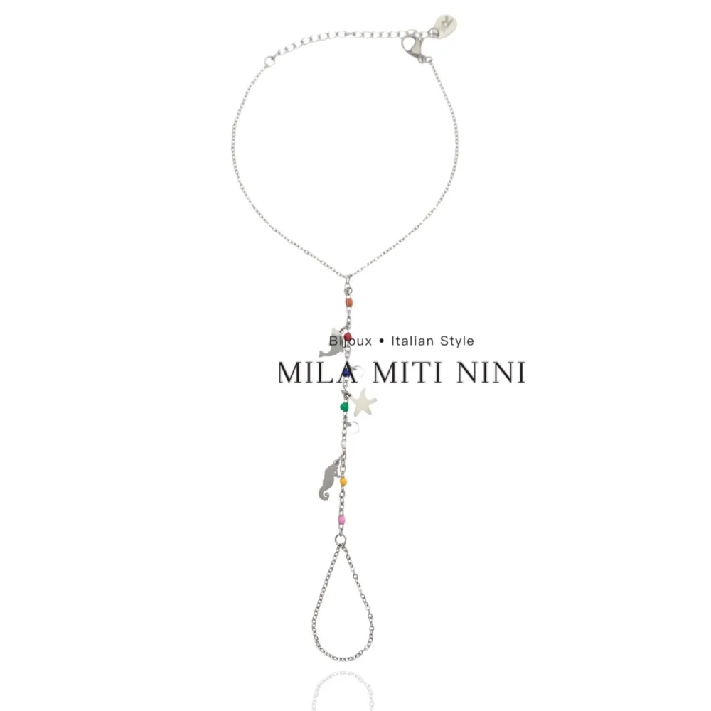 Delfino Stella marina-Baciamano in Acciaio - BAC-413-1856