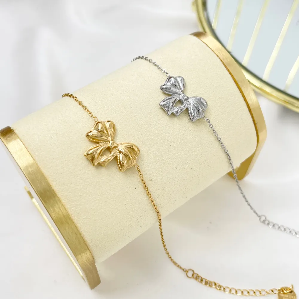 Fiocco-Bracciale in Acciaio - BAC-413-3145