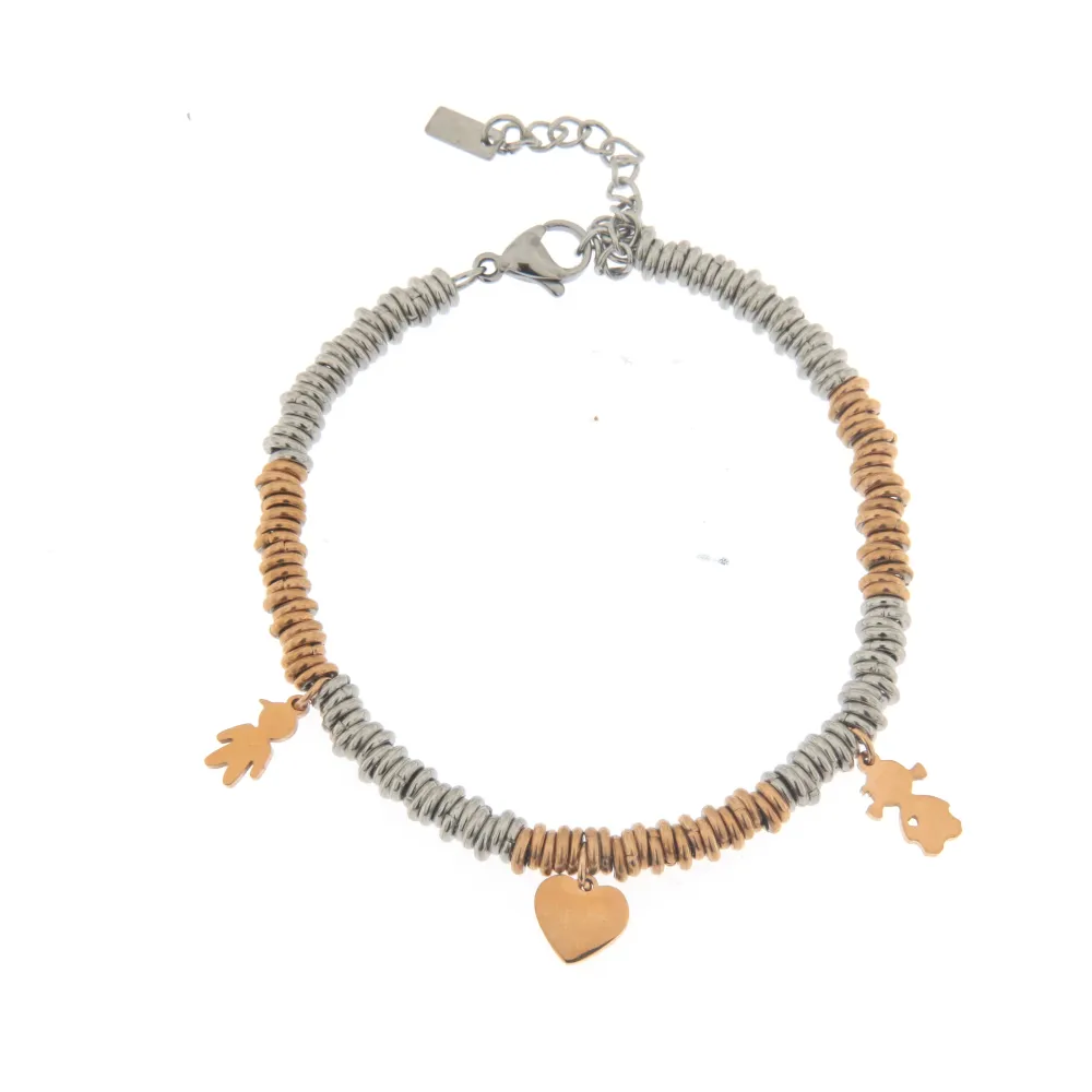 [BAC-413-382] Bracciale da Donna In Acciaio - BAC-413-382 (Argento)