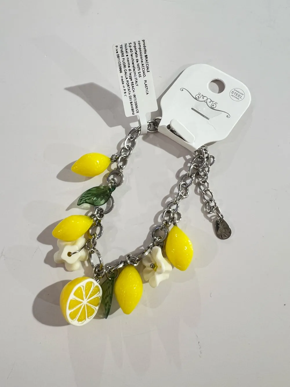 Limone Fiore-Bracciale in Acciaio - BAC-732-553