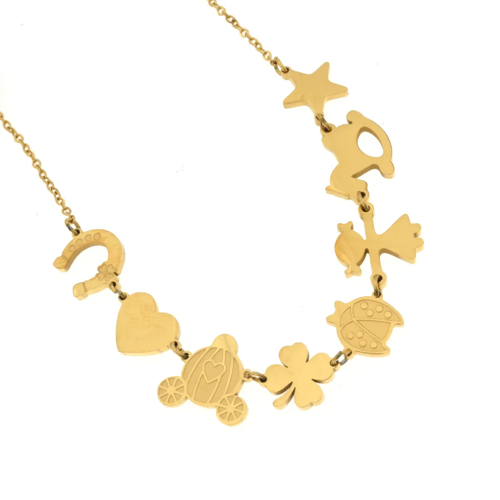 BAC-Bimbi 5393 - Bracciale in Acciaio con Chiusura - BAC-Bimbi 5393 - Bracciale in Acciaio con Chiusura