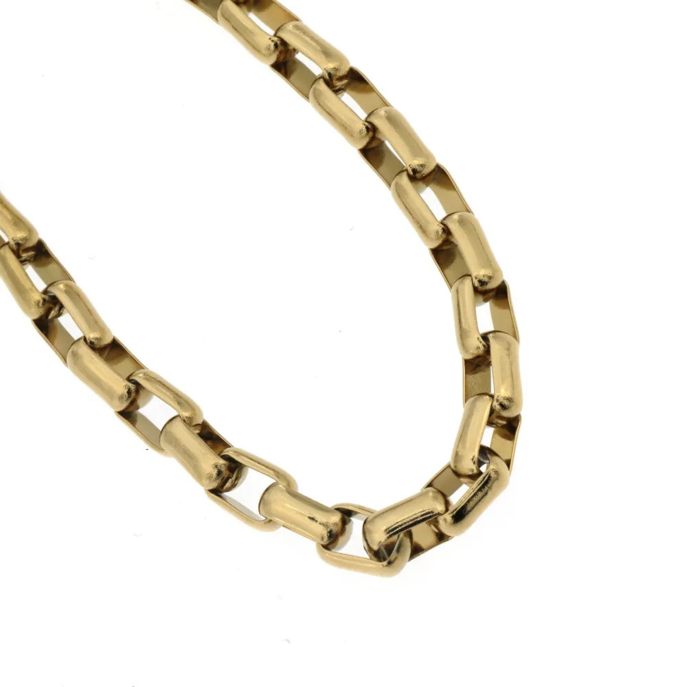 [BAC-Catena 5374 - Bracciale a Catena in Acciaio] BAC-Catena 5374 - Bracciale a Catena in Acciaio - BAC-Catena 5374 - Bracciale a Catena in Acciaio (Argento)