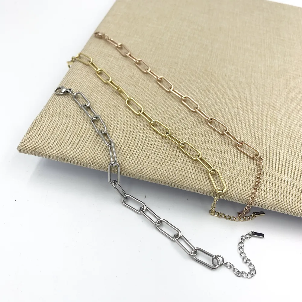 [BAC-Catena 5694 - Bracciale in Acciaio] BAC-Catena 5694 - Bracciale in Acciaio - BAC-Catena 5694 - Bracciale in Acciaio (Argento)