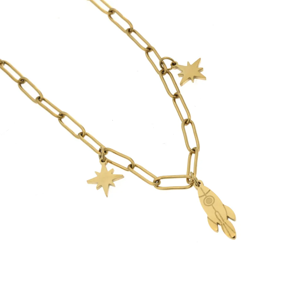 BAC-Pianeta 5371 - Bracciale in Acciaio con Chiusura - BAC-Pianeta 5371 - Bracciale in Acciaio con Chiusura (Argento)