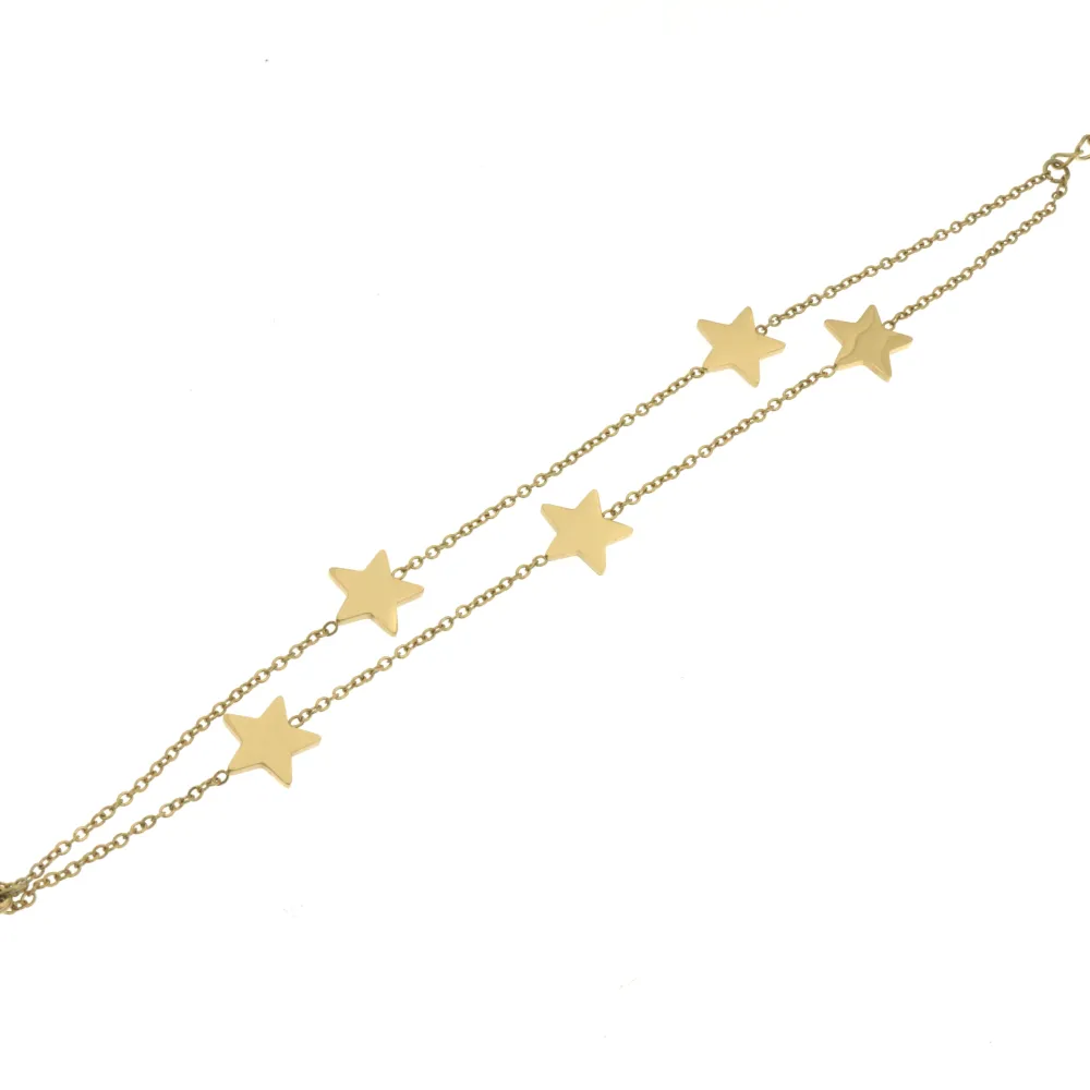 BAC-Stella 5401 - Bracciale Doppio Filo in Acciaio - BAC-Stella 5401 - Bracciale Doppio Filo in Acciaio