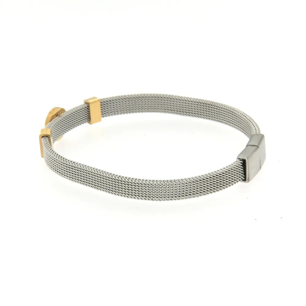 BAC-Tondo 5514 - Bracciali con Chiusura in Acciaio - BAC-Tondo 5514 - Bracciali con Chiusura in Acciaio