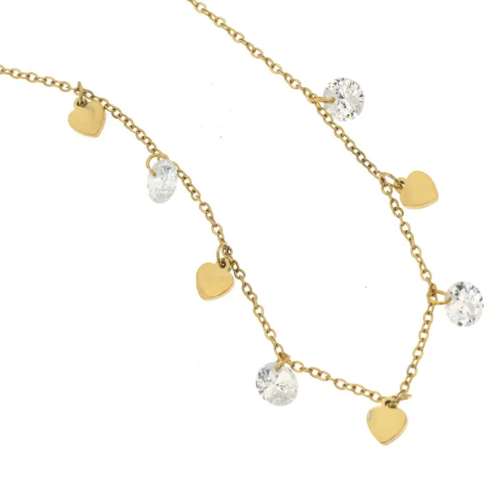 BAC-Cuorecini e e P.luci 5324-Bracciale in Acciaio - BAC413-1285 (Argento)