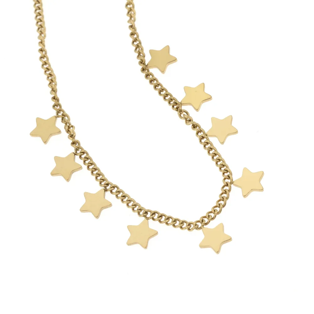 BAC-9 Stelline 5320-Bracciale in Acciaio - BAC413-2087-Stelline-Bracciale in Acciaio